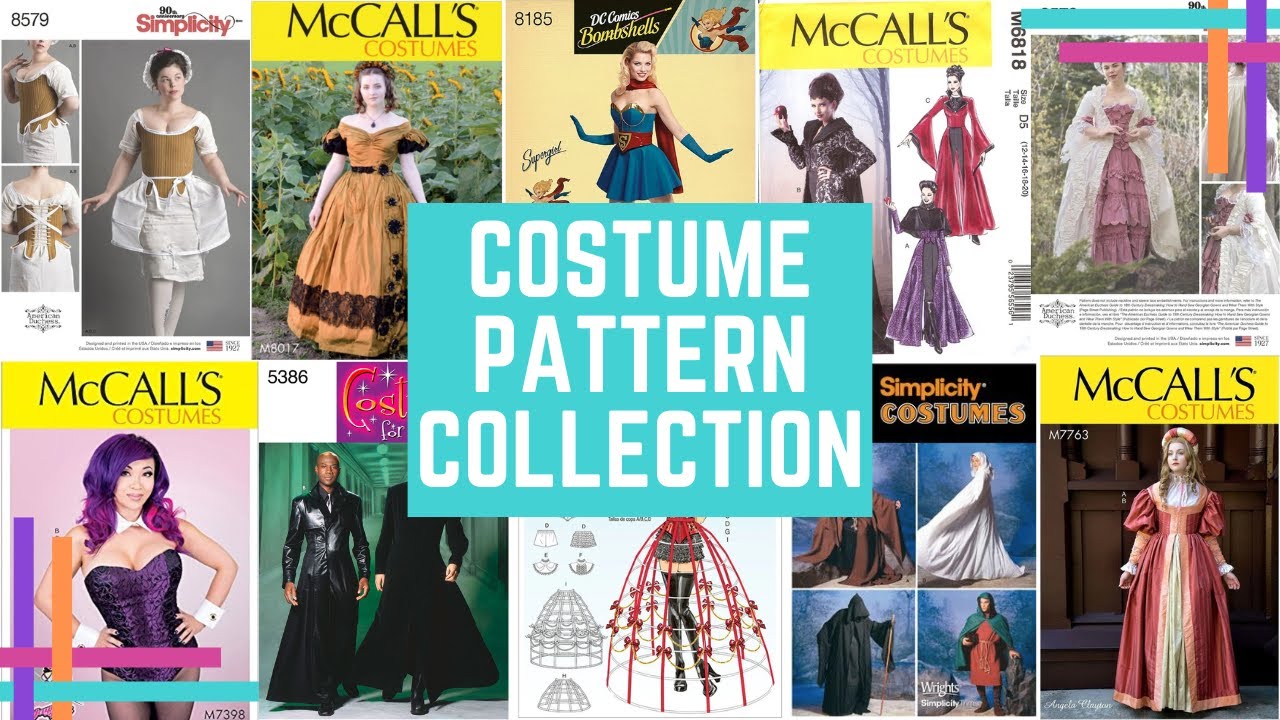 My Costume Pattern Collection :: What I'm Keeping, What I've Made & What I Want To Make Next!