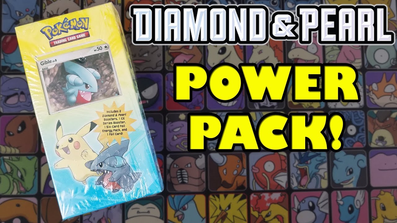 OPENING A 10 YEAR OLD POKEMON DIAMOND & PEARL POWER PACK! GOLD STAR??