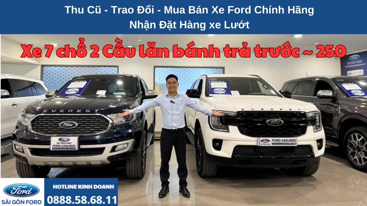 Kho Xe Everest Qua Sử Dụng Chính Hãng | Xe 7 Chỗ 2 Cầu Chưa Đến 800 Triệu || Ford Tân Bình
