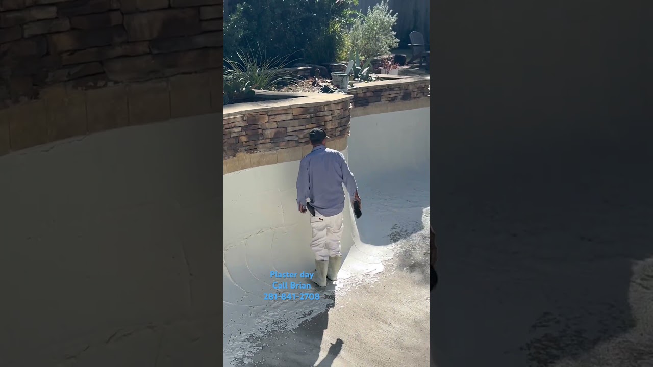 Swimming pool replaster