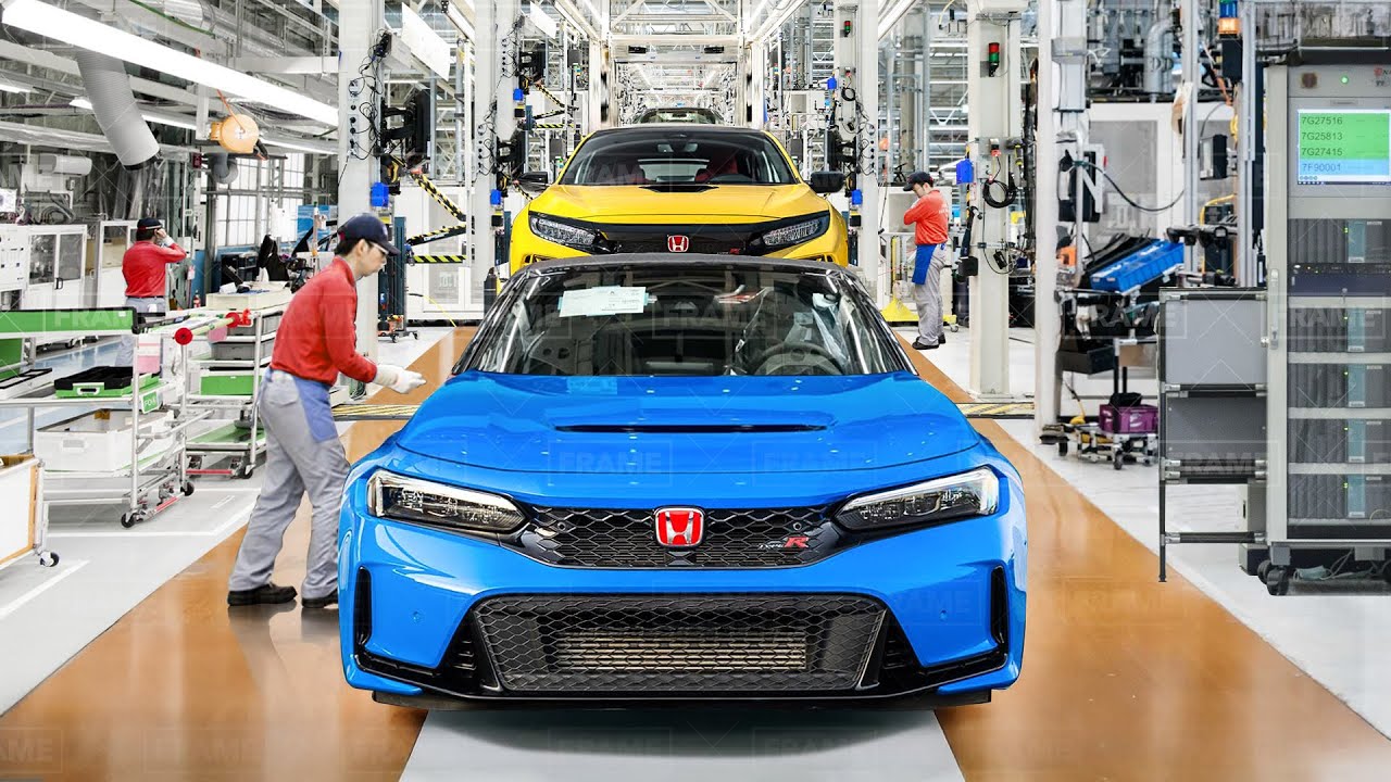 Inside Massive Japanese Factory Producing the Powerful Honda Civic Type R