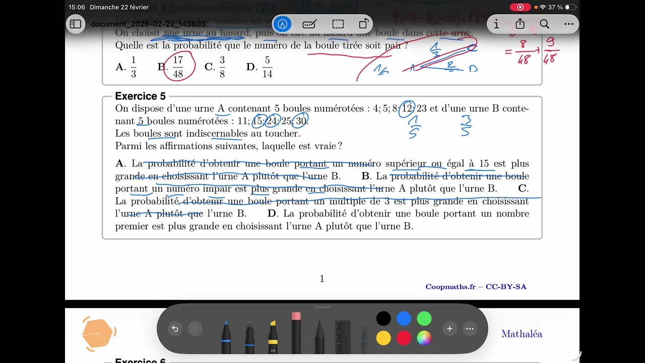 P02 P03 P05 Mathaléa Automatismes Première spéMaths