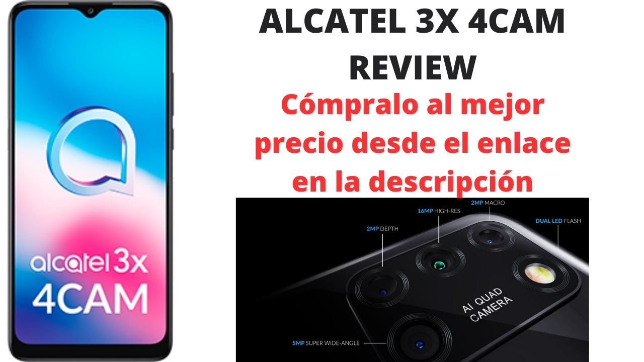 👉UNBOXING y REVIEW del Alcatel 3x 2020 4CAM 5061U  MEJOR relación calidad-precio Parte 1 de 2