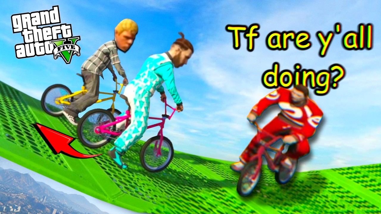 GTA 5 Stunt Races with the Boys like the old days...