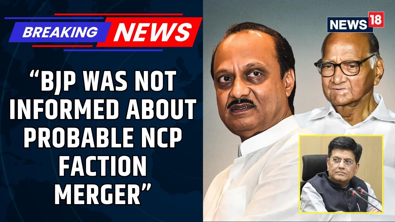 Piyush Goyal Clears Air on NCP Merger: BJP Was Not Informed Of Any Mergers Between The Two Factions
