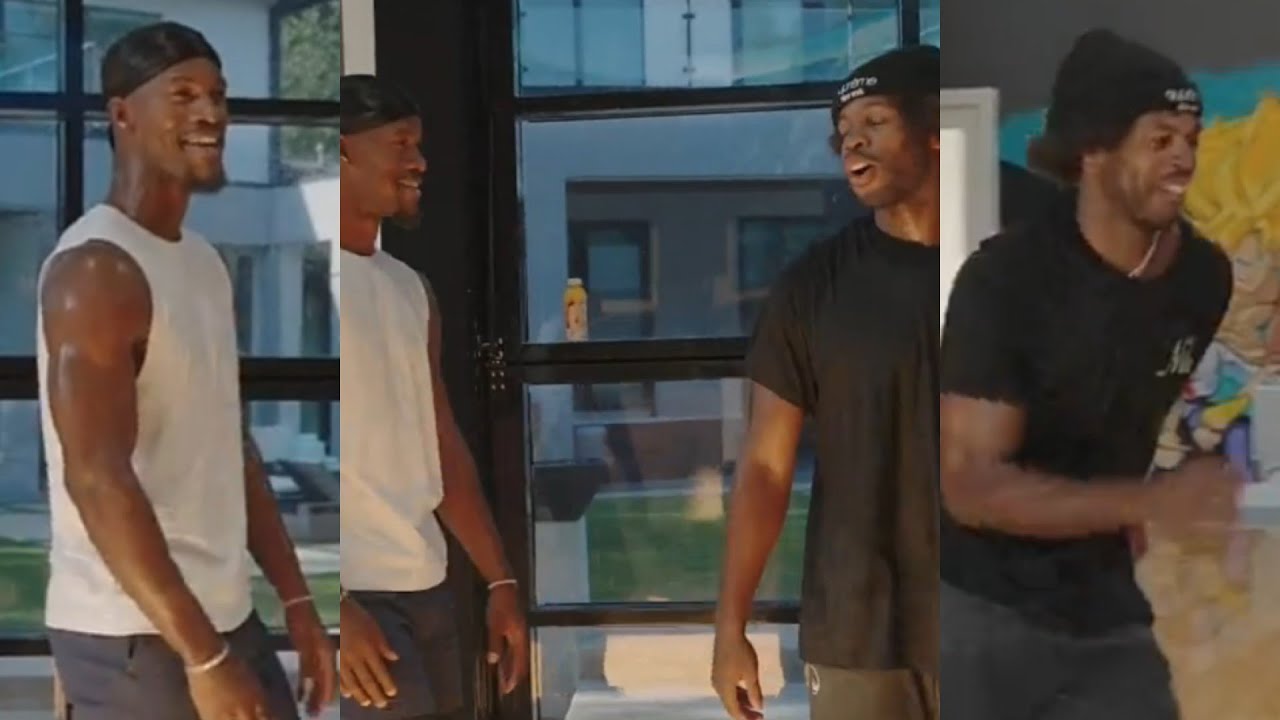 Jimmy Butler and Buddy Hield trolling during shooting workout in offseason 😂