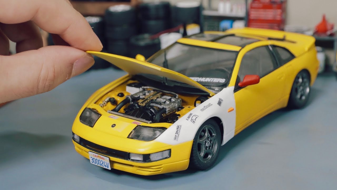Building a Nissan 300ZX Drift Missile Model Car in 9 Minutes