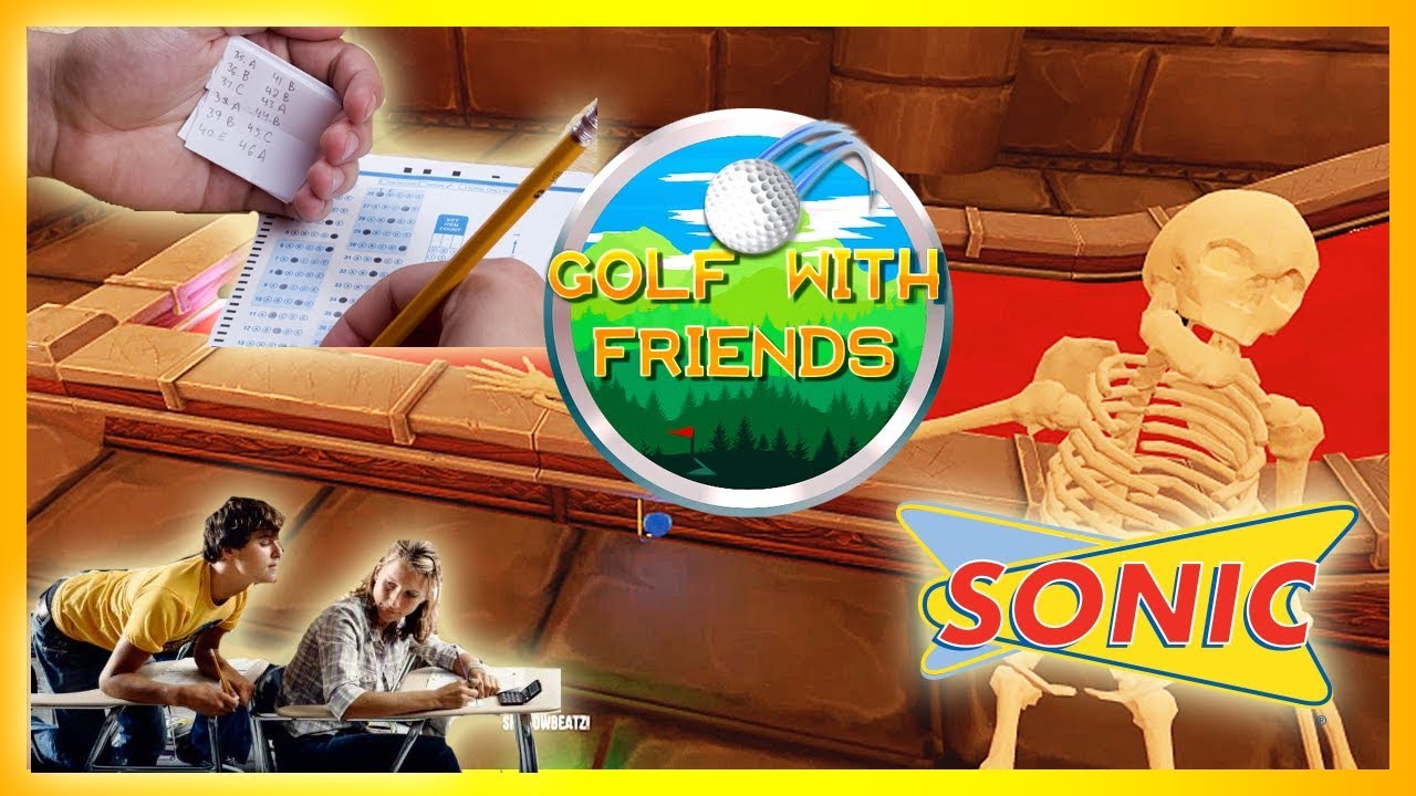 HOW TO CHEAT IN SCHOOL!!! DUNK (Golf with YOUR Friends)
