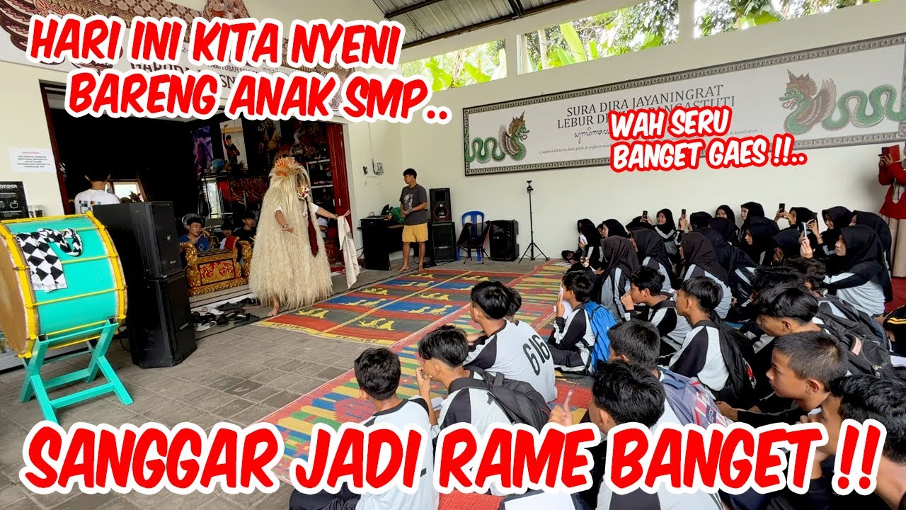 Kunjungan SMPN 4 Salaman ke GWSM !! INI DIA CALON PENERUS BUDAYA KITA..