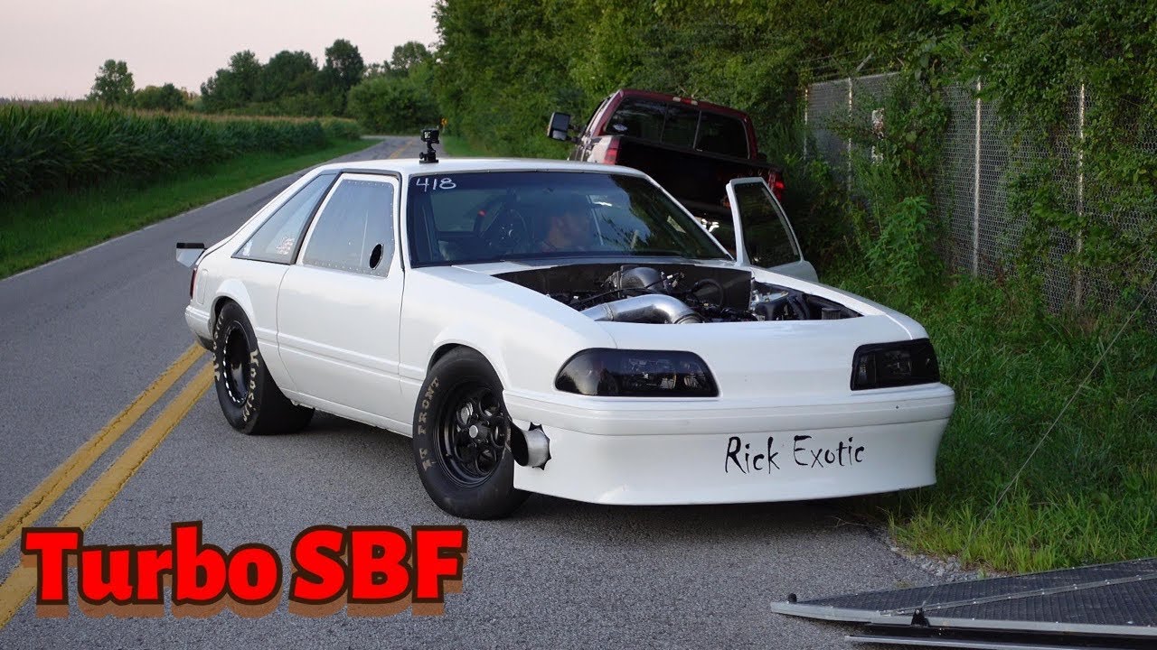 Turbo 410 Windsor fox body testing on the street