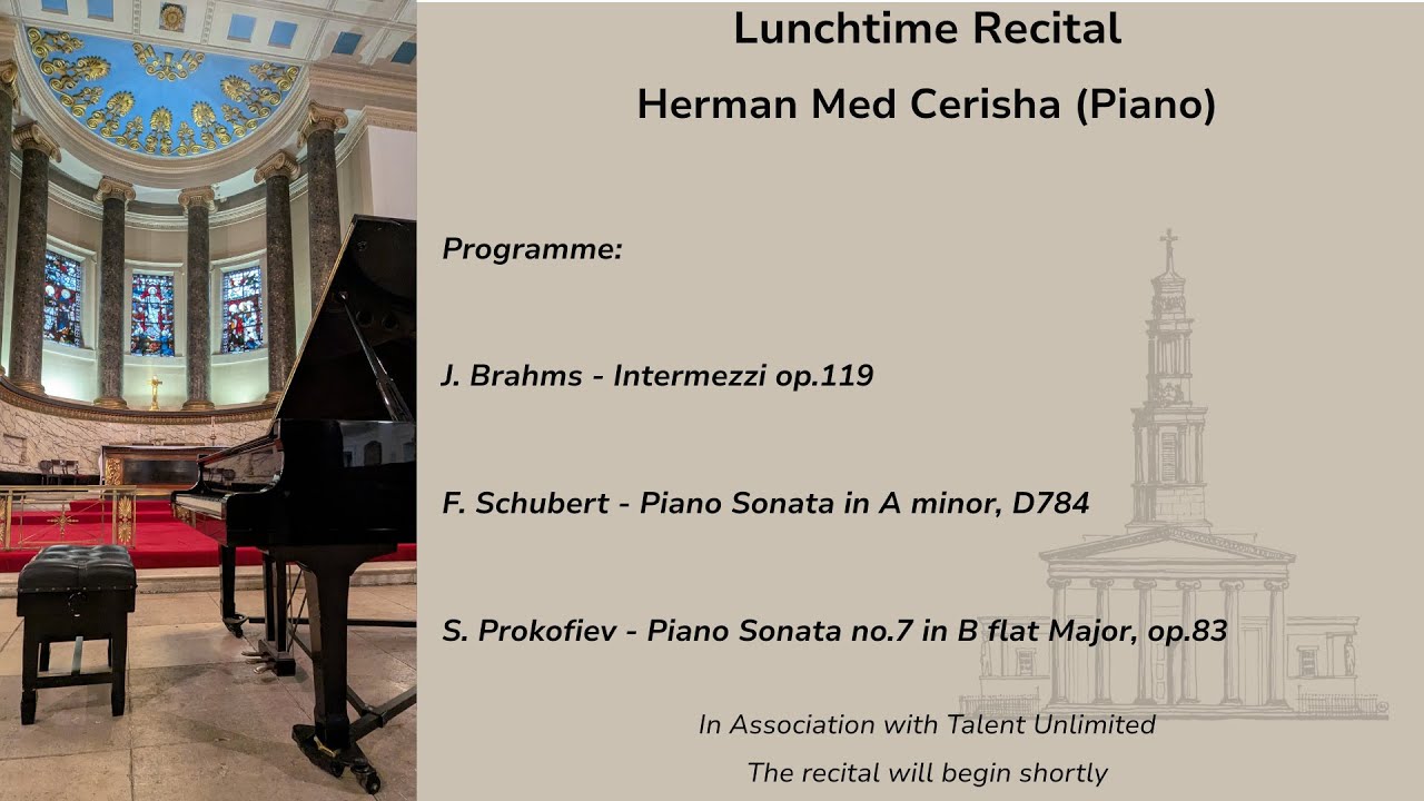 Lunchtime Recital - Herman Med Cerisha (Piano)