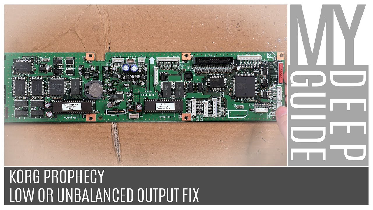 Korg Prophecy: Low Or Unbalanced Output Fix