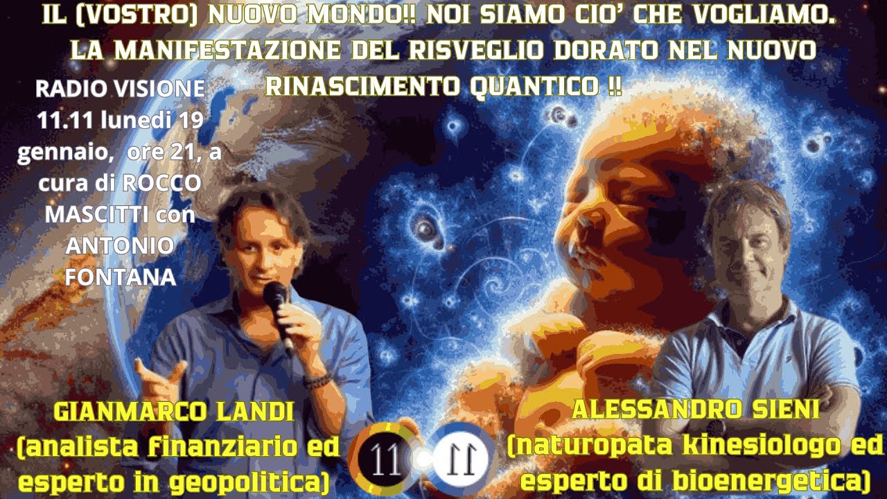 GIANMARCO LANDI,ALESSANDRO SIENI. IL (VOSTRO). RISVEGLIO DORATO NEL NUOVO RINASCIMENTO QUANTICO