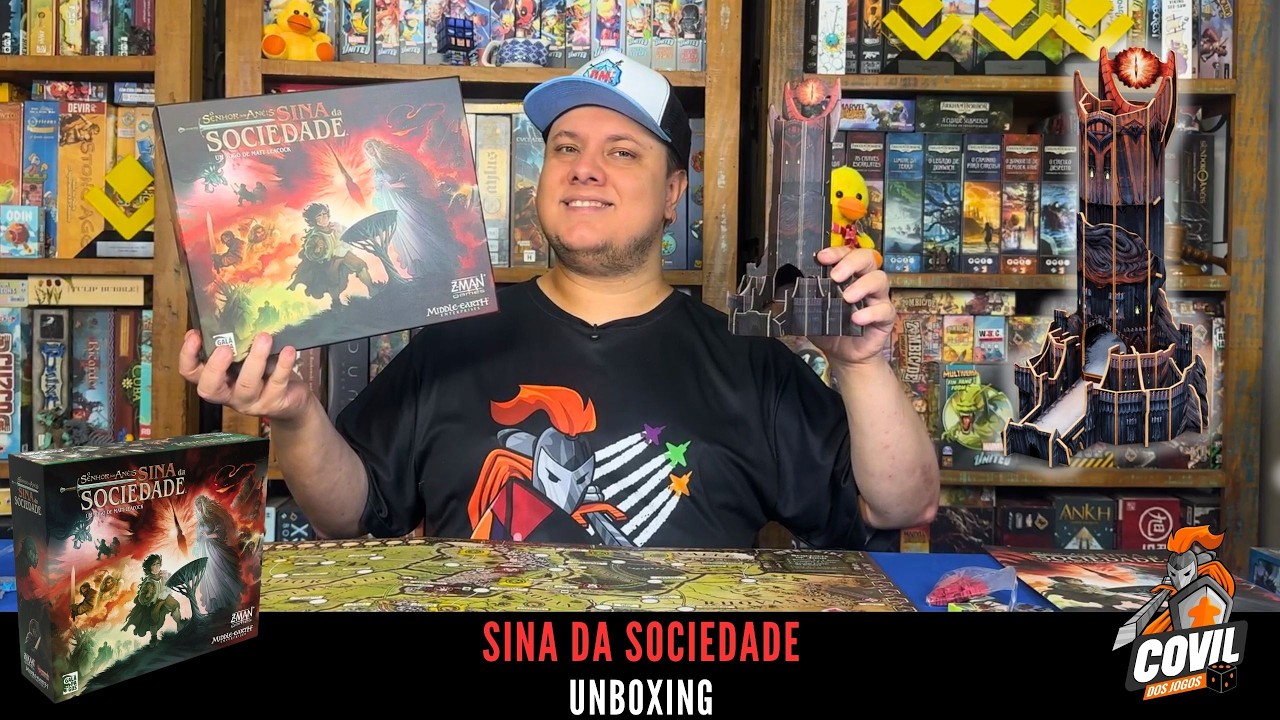 Unboxing O Senhor dos An&eacute;is: Sina da Sociedade (Pandemic System)