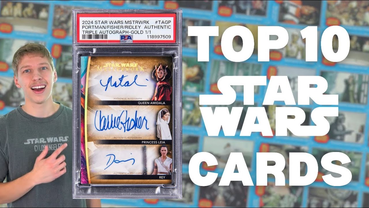 HUGE STAR WARS SALES | TOP 10 STAR WARS TRADING CARDS AUGUST 2025