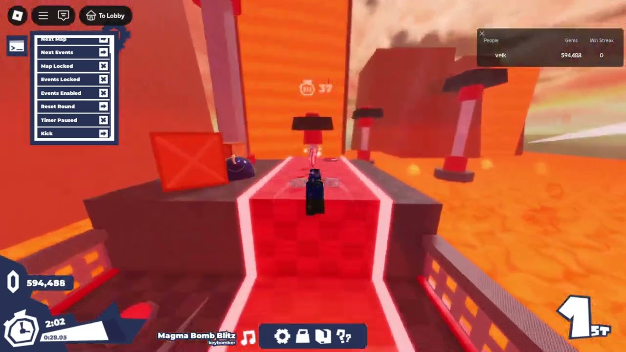 Magma Bomb Blitz Recode Former Tied WR (1:02.26)