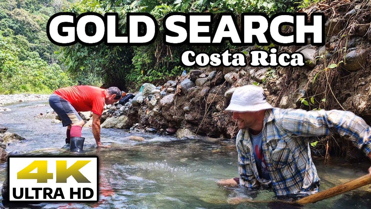 🥇[4K] Gold Searching Tour In Costa Rica + Osa River Walk #costarica #goldprospecting