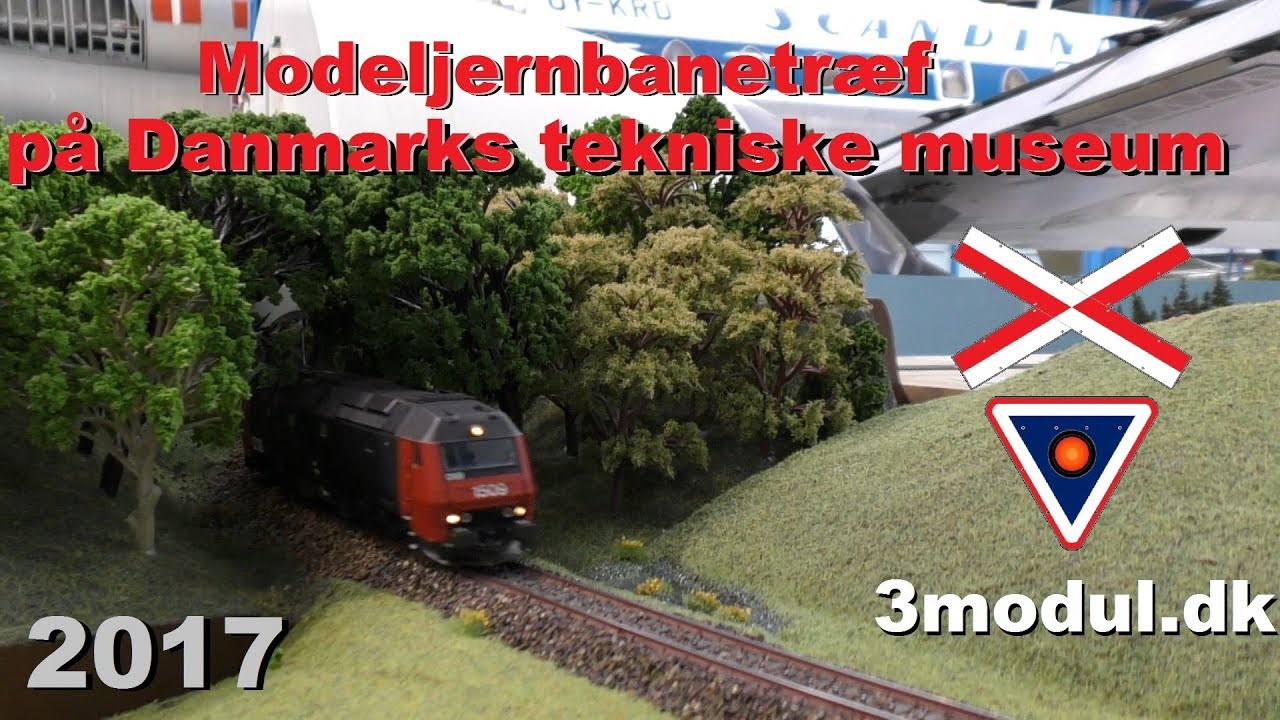 Modeljernbanetræf på Danmarks tekniske museum 2017