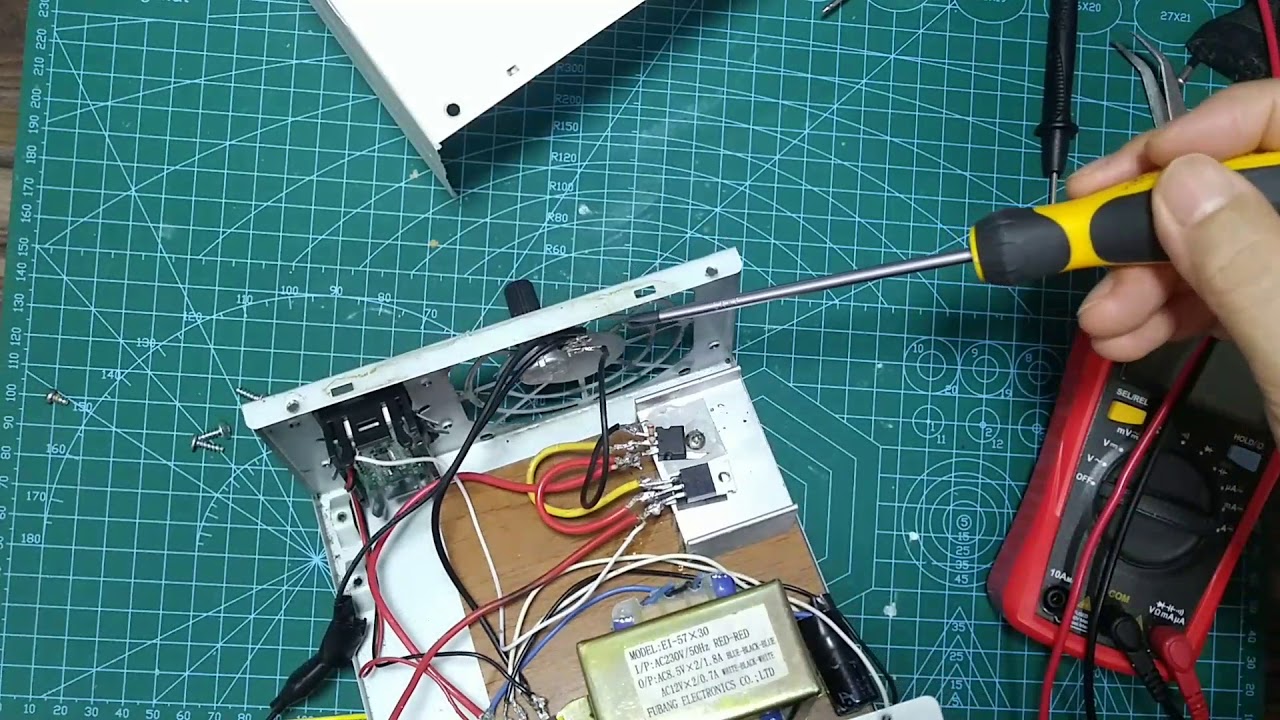 Ayarlı güç Kaynağı 220 volt Transformatör ve LM317 ile nasıl yapılır. kendi ayarlı güç kaynağını yap
