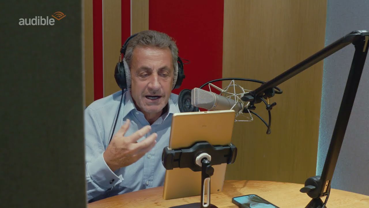 Coulisses de l'enregistrement « Le Temps des tempêtes »  Nicolas Sarkozy