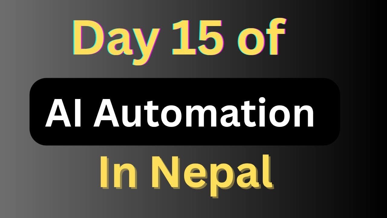 Multimodal Chatbot (Part-3) | Day 15 of AI Automation Nepal 