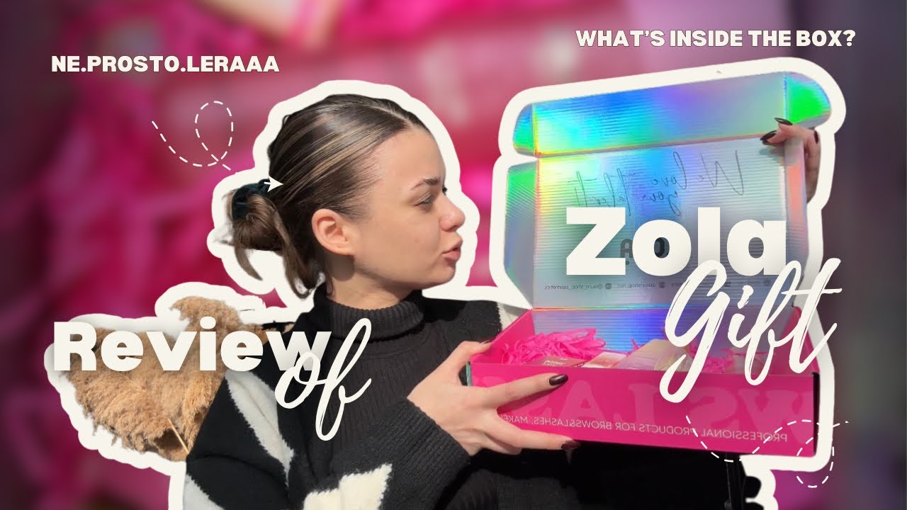 UNBOXING ZOLA GIFT 🩷 #cosmetics #cosmeticsshopping #cosmeticsreview 
