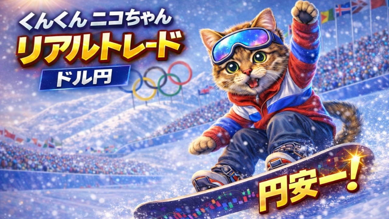 【2/20・FXライブ・ドル円】また円安相場？！１５５円台回復！円安が止まらなくてもとりあえず利益が欲しい猫『初心者歓迎！猫と一緒にくんスキャトレード🐾』