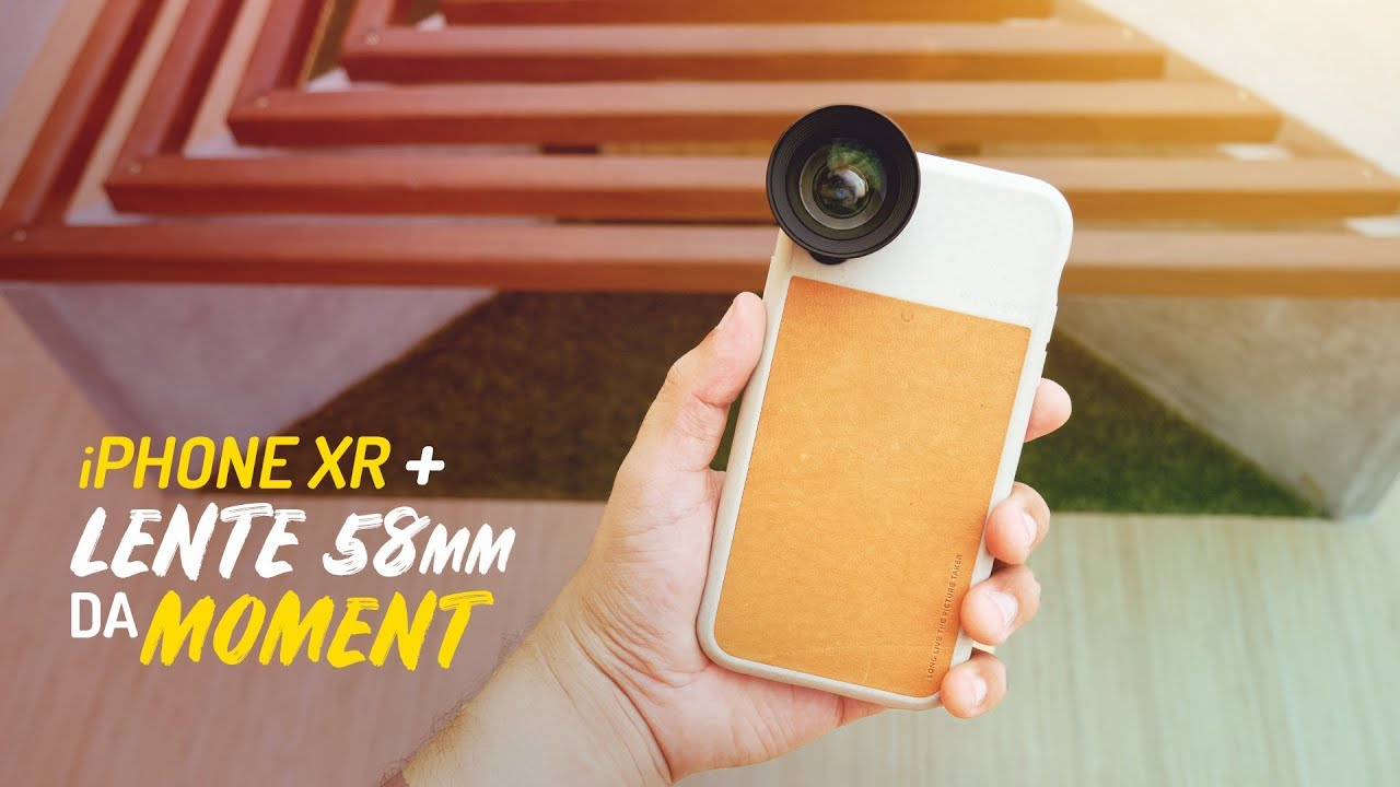 🔥 iPhone XR + LENTE MOMENT 58mm comprada no GRABR