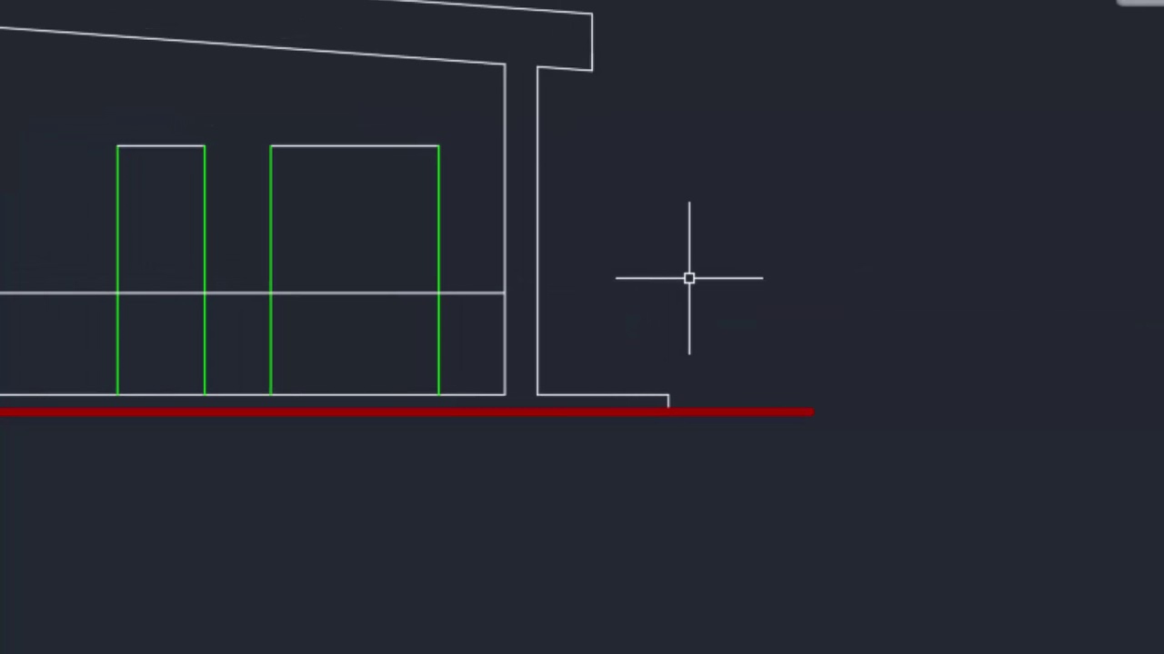 AUTOCAD Corso Intermedio 2D - Lez 39 - Prospetto Frontale - 2° parte