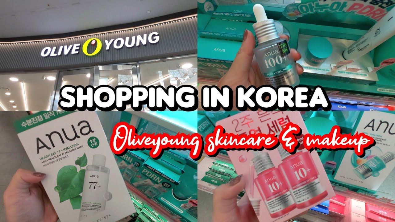 Шопинг в Корее 🇰🇷 видеоблог, OLIVE YOUNG NEW SKINCARE AND MAKEUP 🛍 Сыворотка для сужения пор и от...