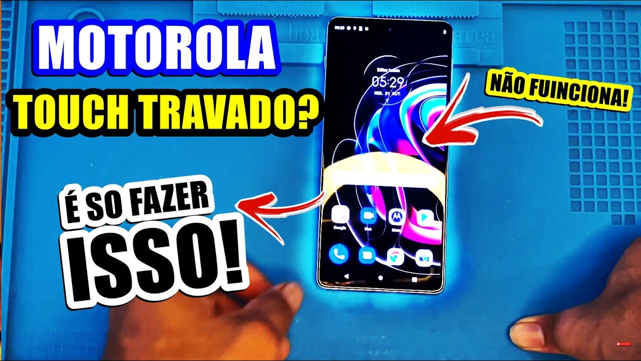 Celular Motorola Touch Travou e não funciona? TENTE ISSO PRIMEIRO! Procedimento simples!