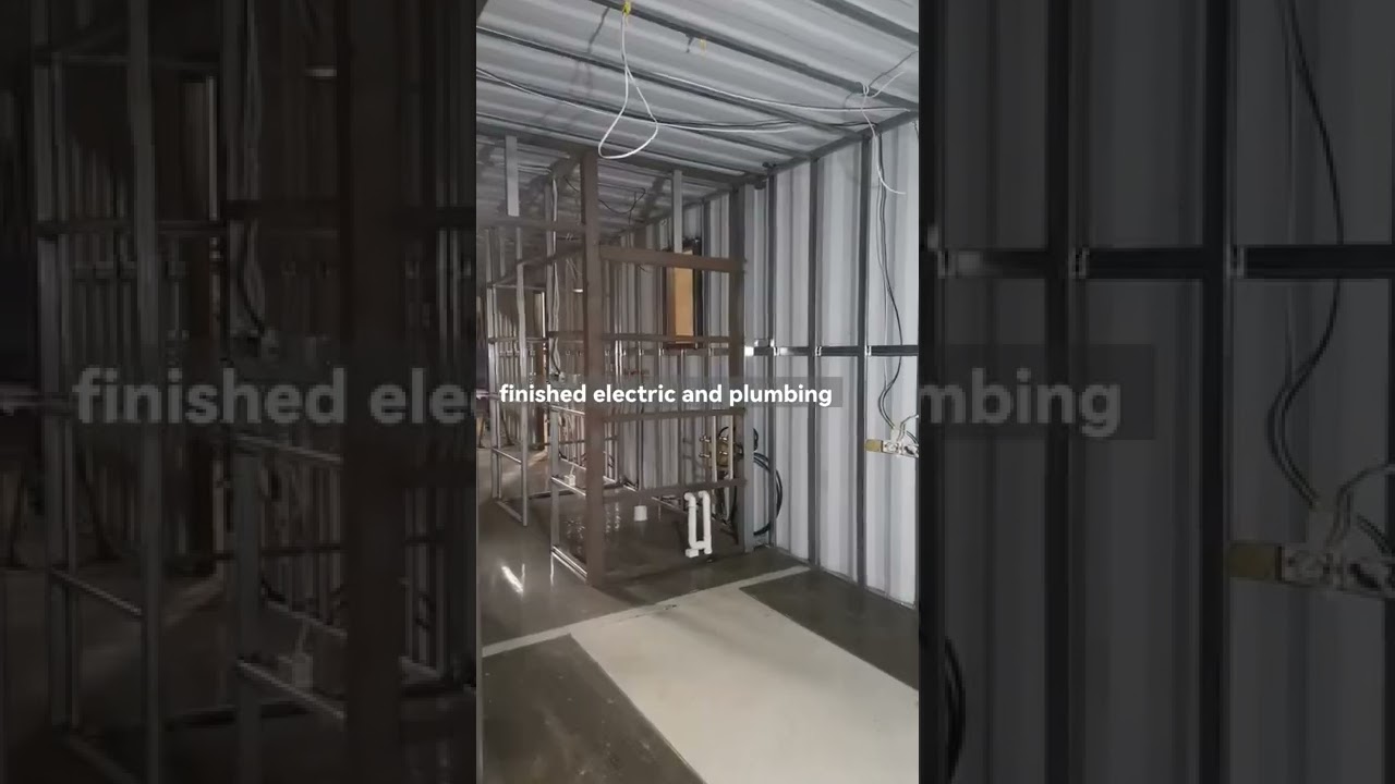40 feet container home finished electrical and plumbing