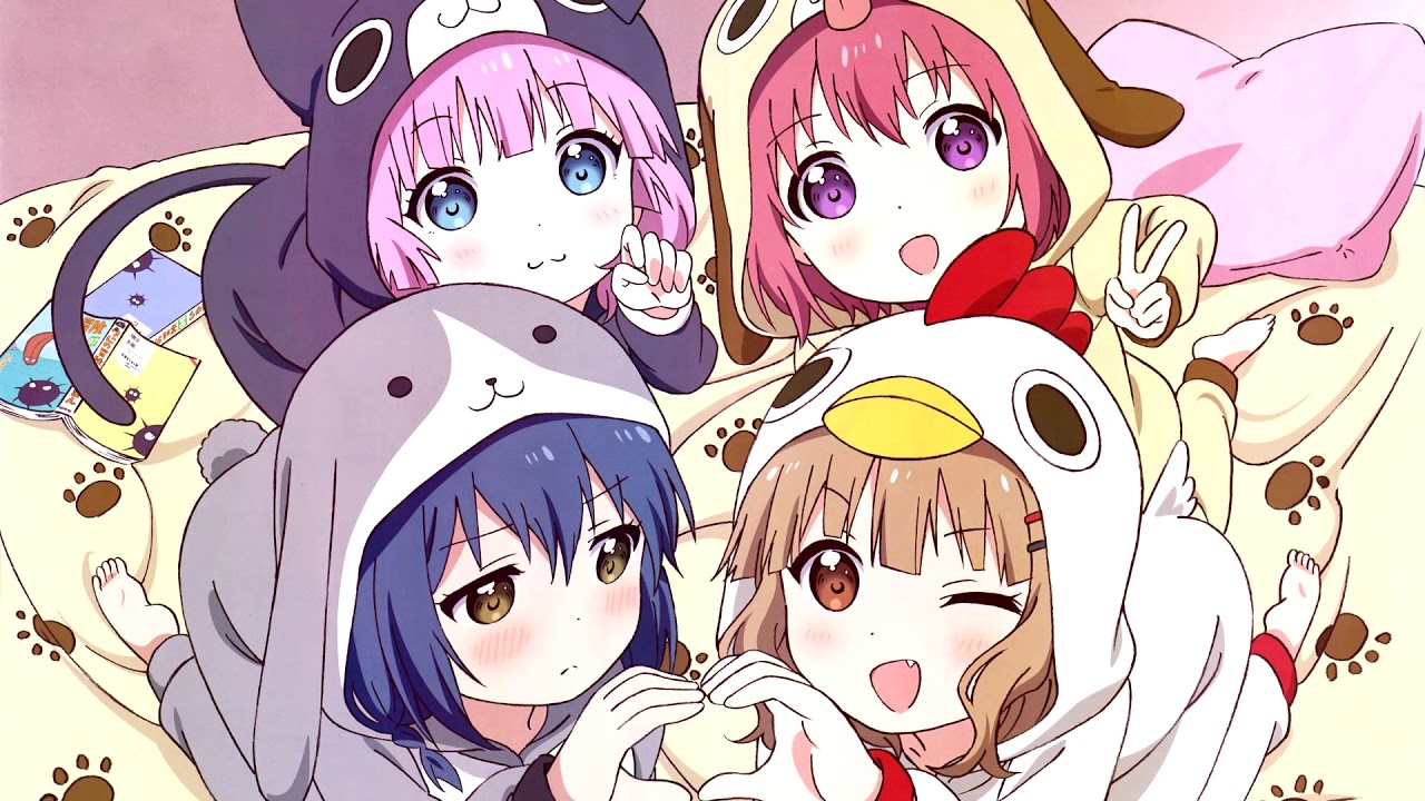 Tsuda Minami & Okubo Rumi (Yui & Chinatsu) - Girl's Power de (Yuru Yuri S2 ED2)