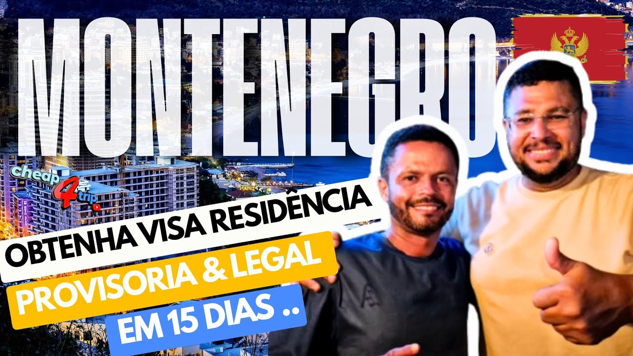 COMO É IMIGRAR, MORAR E TRABALHAR LEGALMENTE MONTENEGRO em 2025 #CHEAP4TRIP