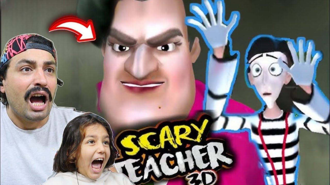 KORKUNÇ ÖĞRETMEN PALYAÇO KAÇIRDI! AMA HAVUZA DÜŞTÜ  | SCARY STRANGER 3D