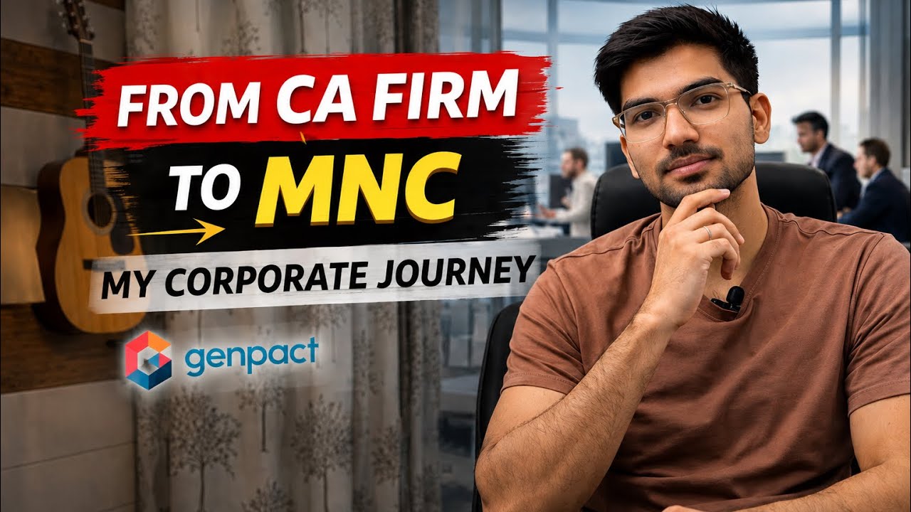 My Corporate Journey | CA Firm to MNC Job | How to become a Finance Analyst