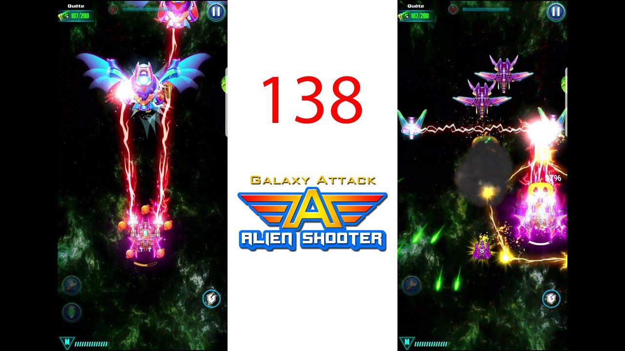 GALAXY ATTACK ALIEN SHOOTER [Level 138 WALKTHROUGH] Best Space Arcade & Rocket Game