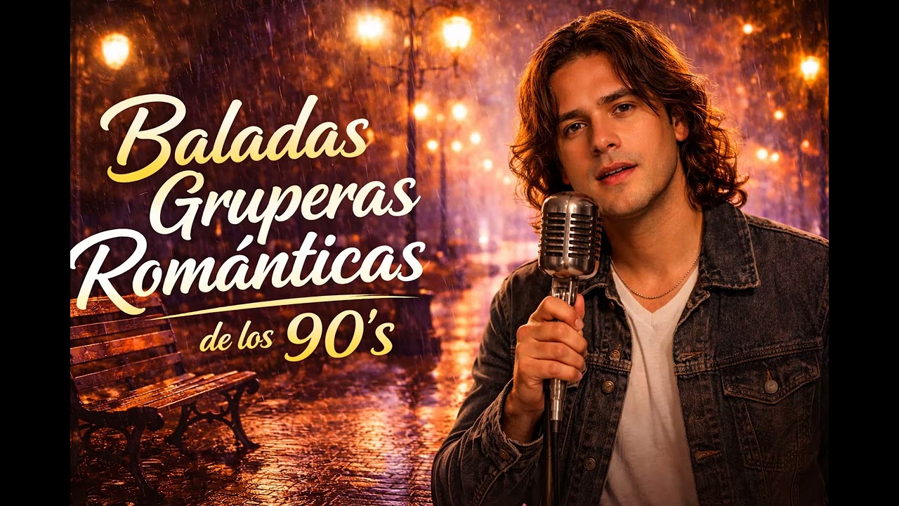 Baladas Gruperas Románticas de los 90's | Amor de Juventud – Álbum Completo