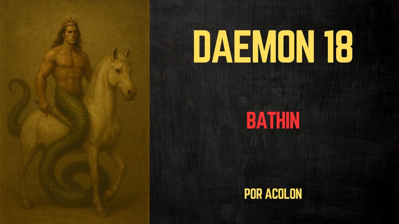 Daemon 18 - Bathin - O Alquimista natural #daemons #kabbalah #goetia #tarot #magia #cabala