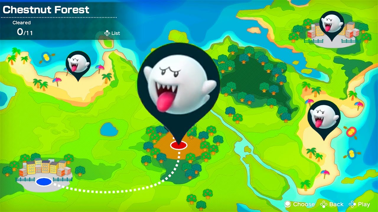 Super Mario Party - Boo No Legs Pass Chestnut Forest - Challenge Road - Diddy Kong Unlock