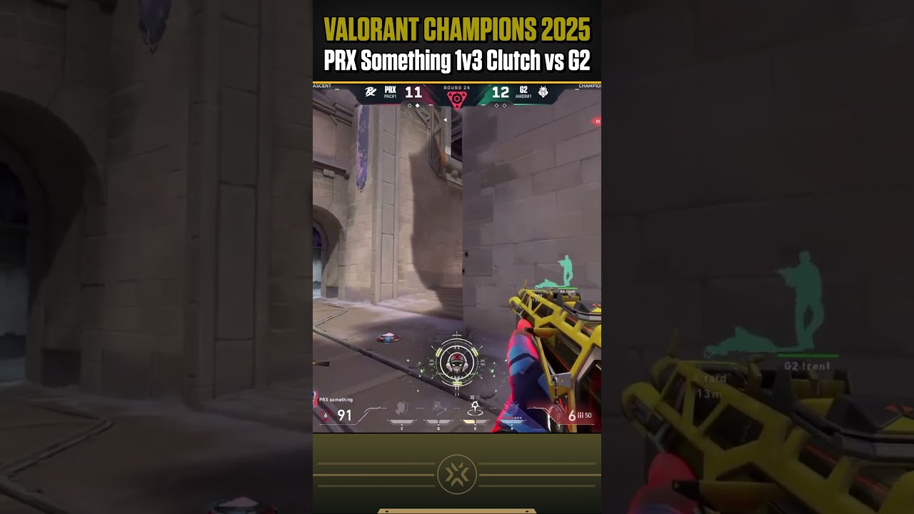 PRX Something 1v3 4k Clutch останется в игре против G2 на VALORANT Champions 2025