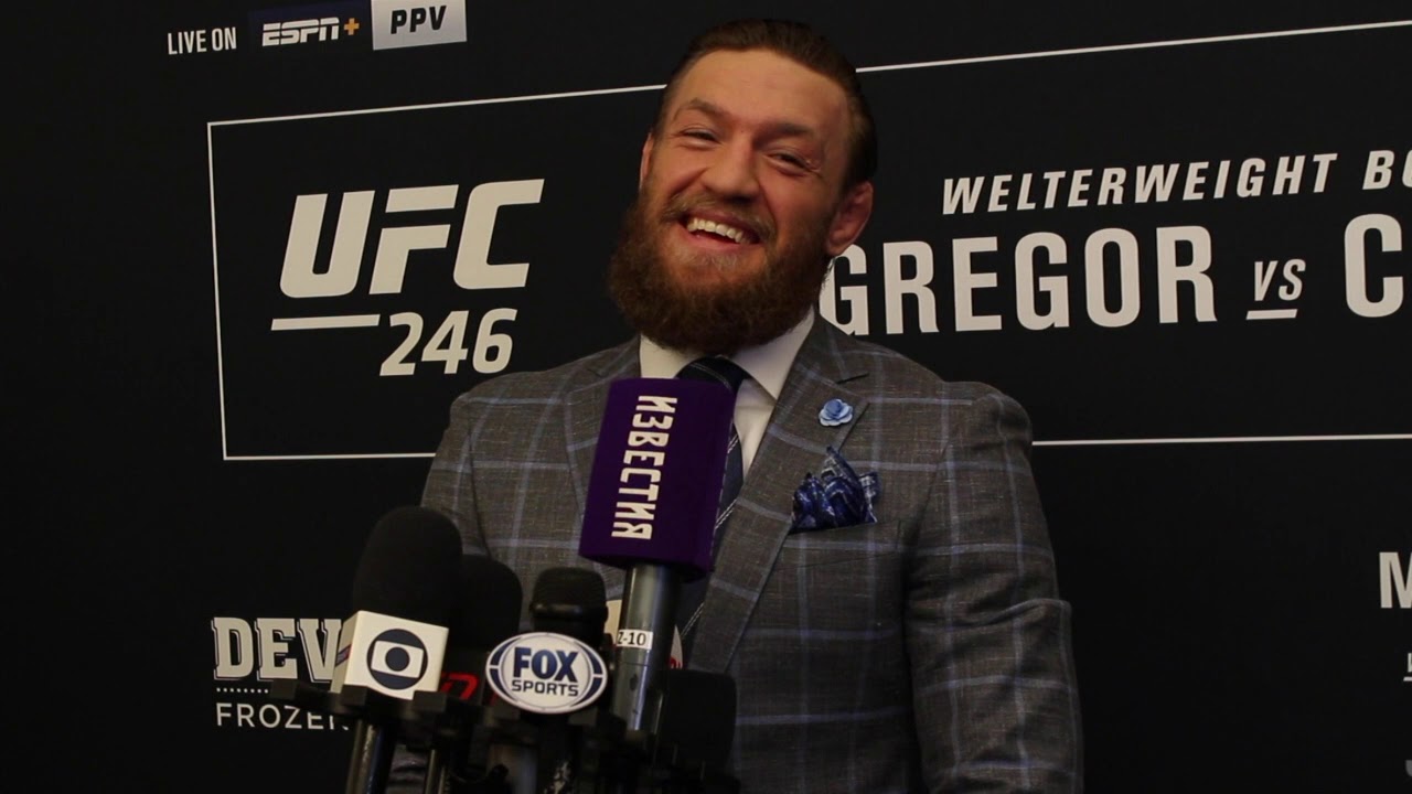 Полный пресс-тур Конора Макгрегора на UFC 246