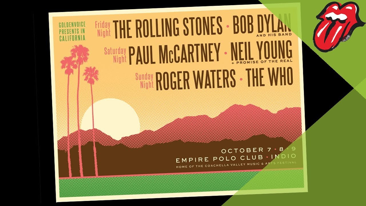 Desert Trip announced! Stones, Dylan, Macca & more!