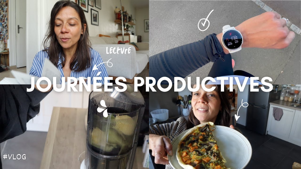 Journées productives, organisation & bien-être mental.