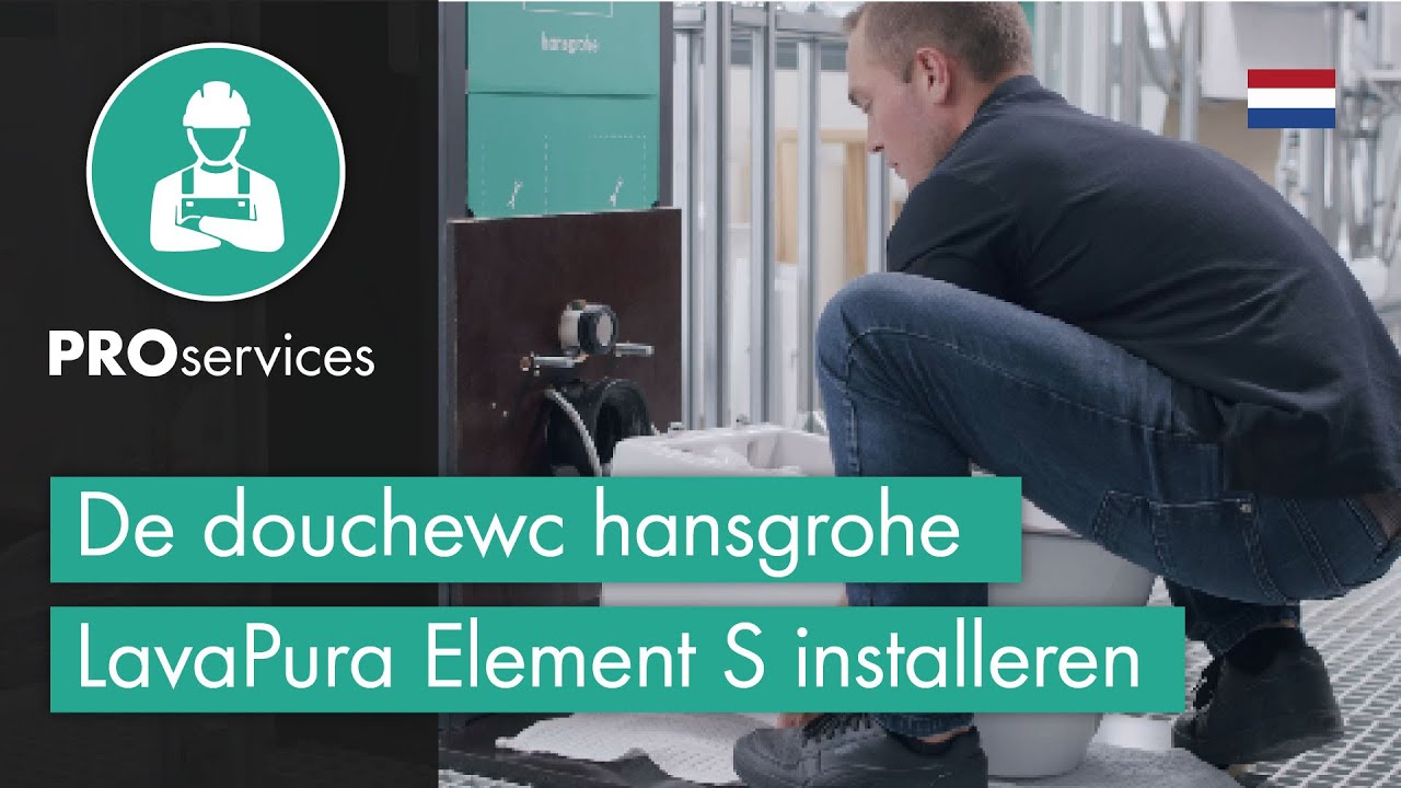 De douchewc hansgrohe LavaPura Element S installeren | in 5 eenvoudige stappen