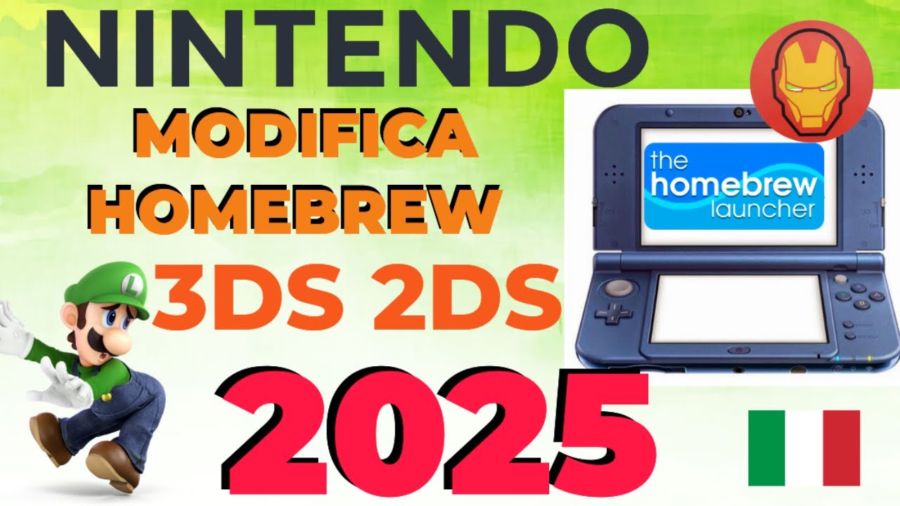 NINTENDO 3DS MODIFICA HOMEBREW 2025 #nintendo #3ds