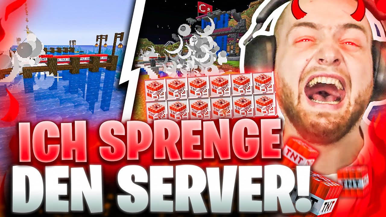😡💣HAUS GESPRENGT von MONTE , ROHAT, ABUGOKU, MCKY & FABO´s! - FitnaCraft ENDE?! MEGA TNT SPRENGUNG