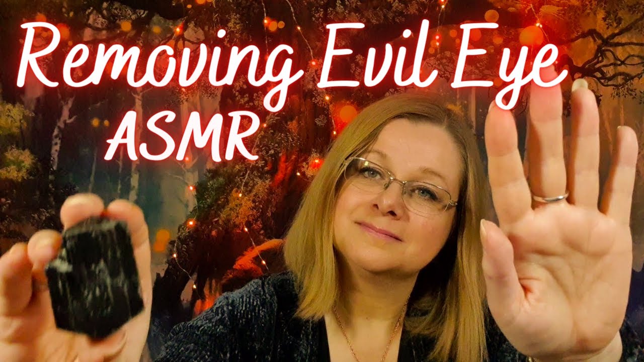 Removing evil eye. Reiki asmr. Psychic attack energy removal