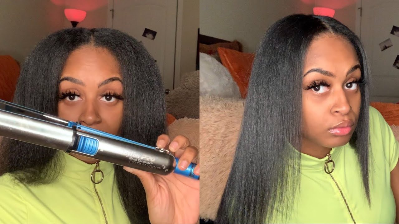Flat Ironing My Hair | Mini Review on Babyliss Pro Nano Titanium Optima 3000