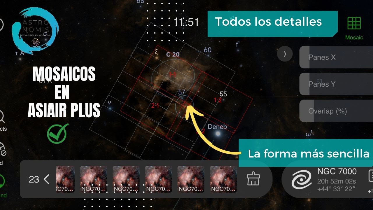 🔴 Como crear MOSAICOS en tu ASIAIR PLUS ✅ de forma sencilla!!!